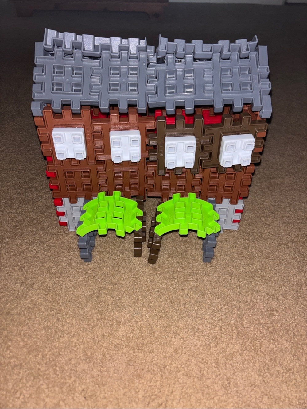 Little Tikes Waffle Blocks Interlocking Set train station 56 pcs